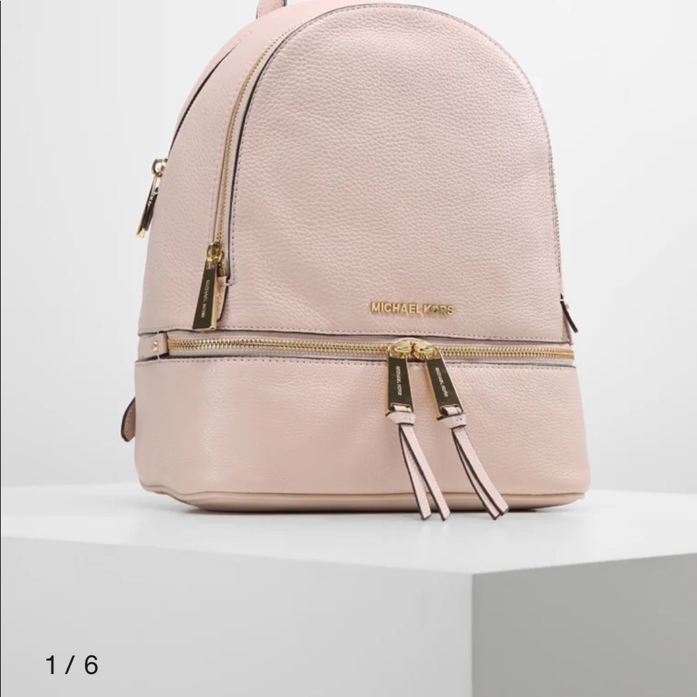 $265+ Michael Kors Pink Rhea Backpack